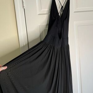 Forever 21 Black Backless Dress